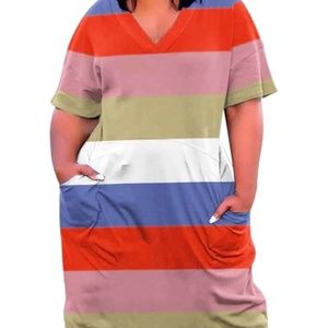 Adorable Plus size T-Shirt Dress😍